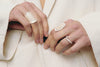 OLIO E ACETO Silver Agate Star Ring OA08F15 POEA1